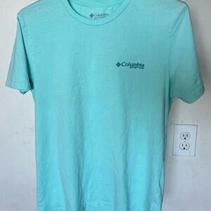 Columbia Men's Aqua T-Shirt
